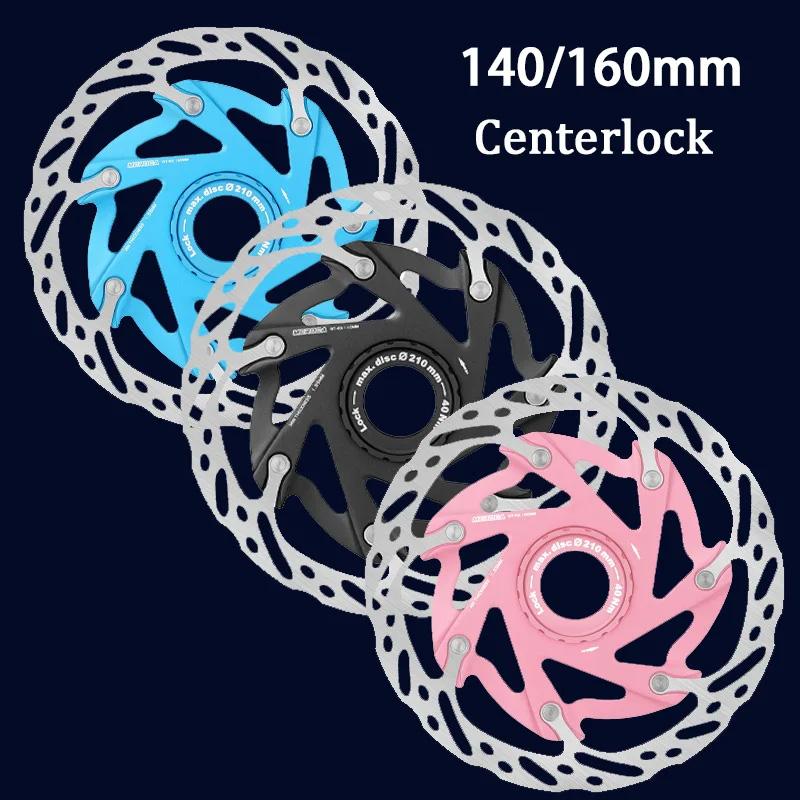 MEROCA XR Bicycle Brake Rotor 140MM 160MM Bike Centerlock Rotor Heat Dissipation Floating Rotors Cycling Parts