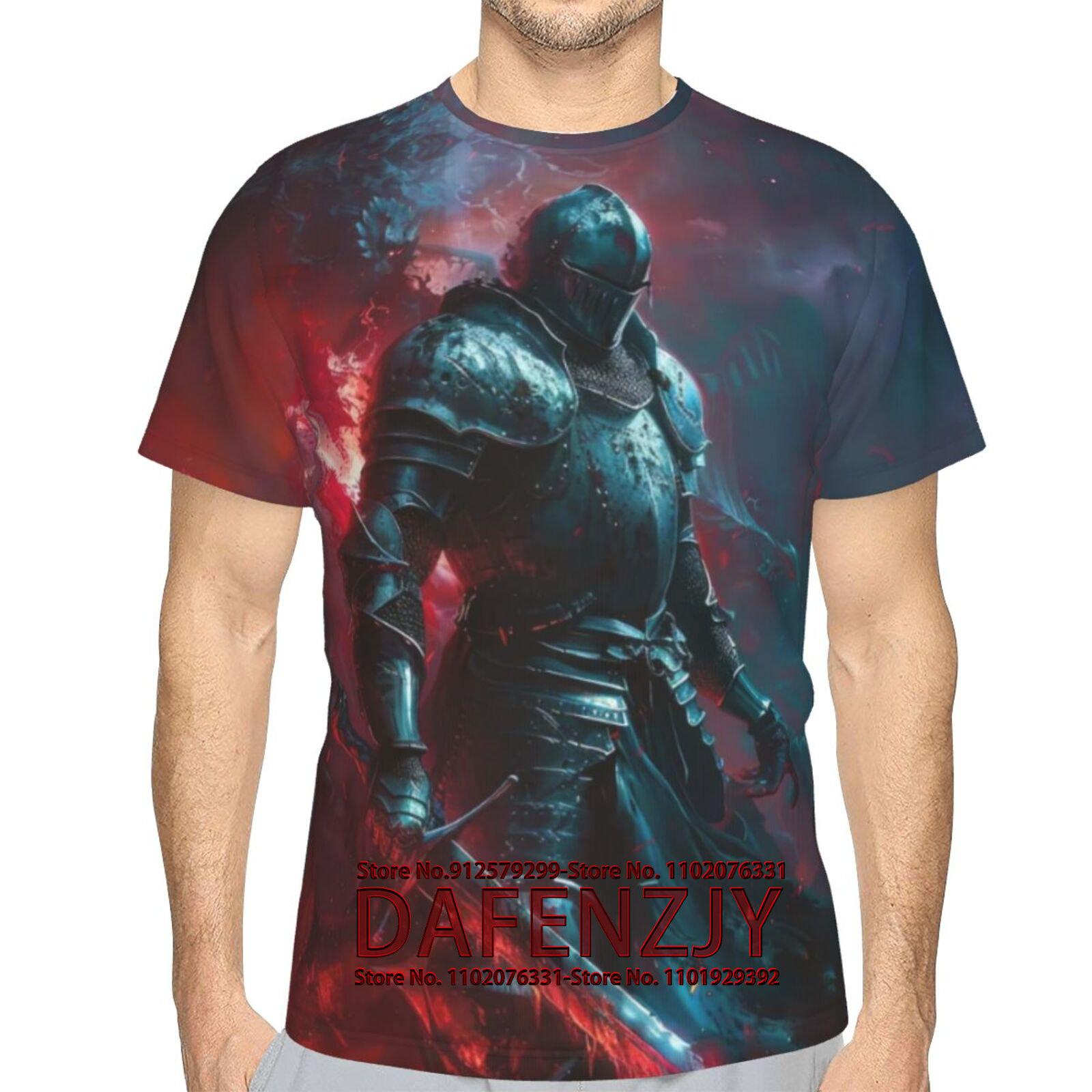 

Japanese Warrior Warrior 3D Printed T-Shirts for Men and Women Short Sleeve Shirts Casual Fashion Tee XXXL небо синє кольору