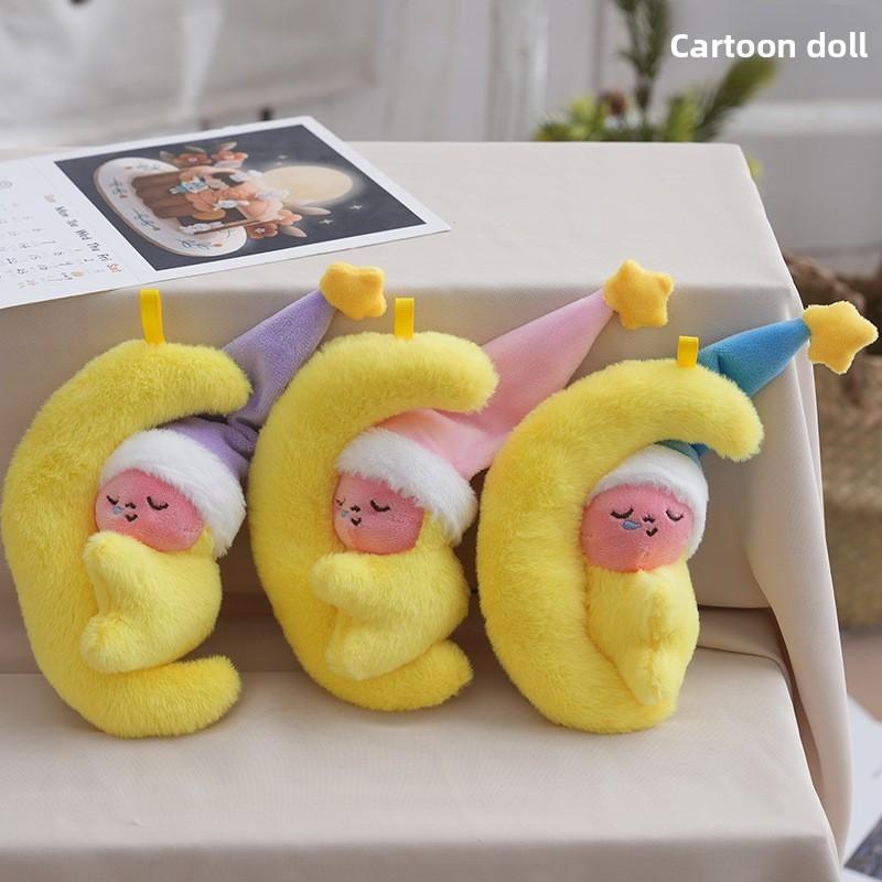 Cute Moon Star Plush Doll With Premium Velvet For Backpacks And Gifts