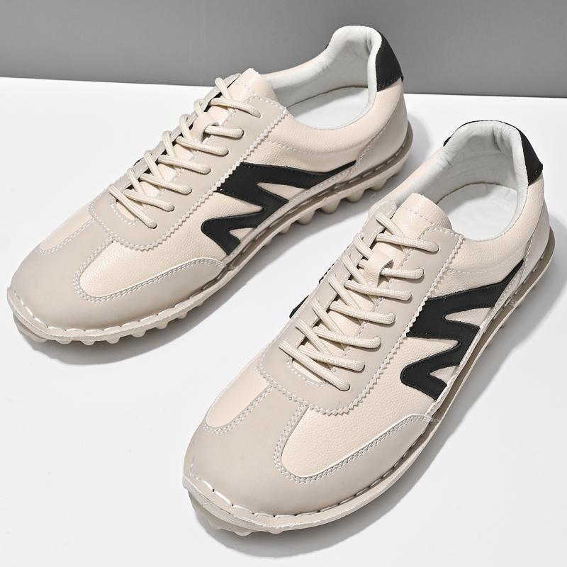 Fashion Handmade Casual Leather Shoes Men Loafers Comfortable Moccasins Men Flats Shoes Genuine Leather Men Shoes