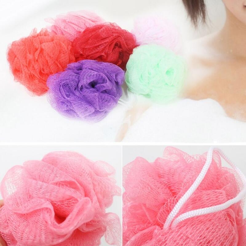 Bubble-filled bath shower ball towel [WD9C617] Color random