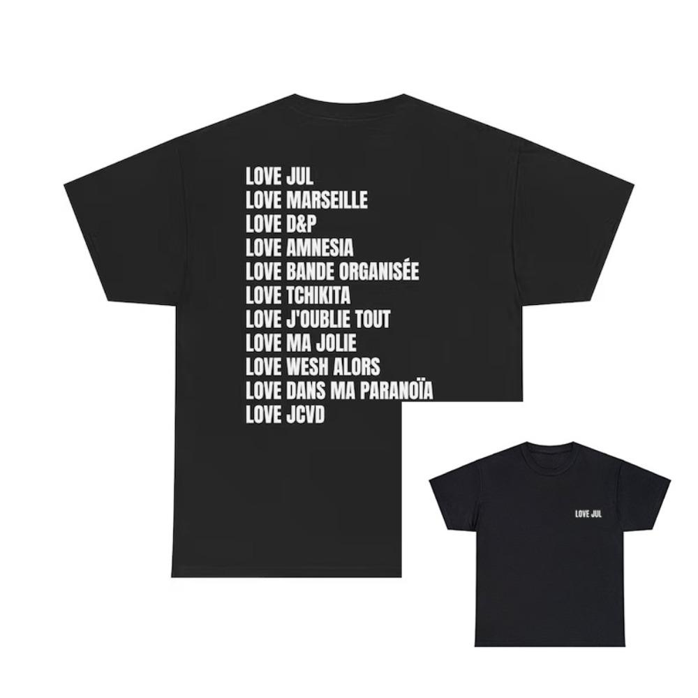 

New Maillot Jul T Shirt Summer Cotton Unisexs Women Top Tee Short Sleeve Streetwear Loose Casual Trend Graphic T Shirts Y2k Top S