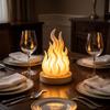 Color Changing 3D Printed Light Imitation Bonfire Lamp Gift Simulation Fire Lamp  Courtyard