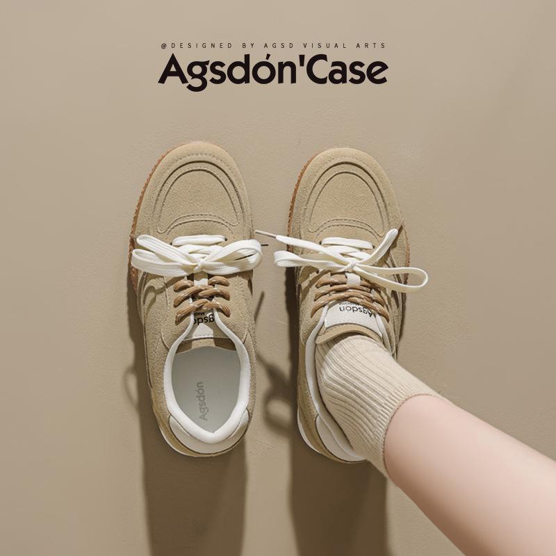 Augustine Ballet Style German Training Shoes Women's 2025 New Summer Flat-bottomed Forrest Gump Shoes Mesh Casual Sneakers