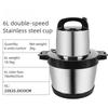 Kitchen Automatic Food Processing Device Stainless Steel Multifunctional Meat Grinder Household Electric Meat Mincer