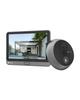 EZVIZ Wireless Smart Peephole Doorbell Color Touch Battery 1080P Home Security Door Human Video 16 Feet Night Vision Camera, 4.3-Inch Screen, 3-Month