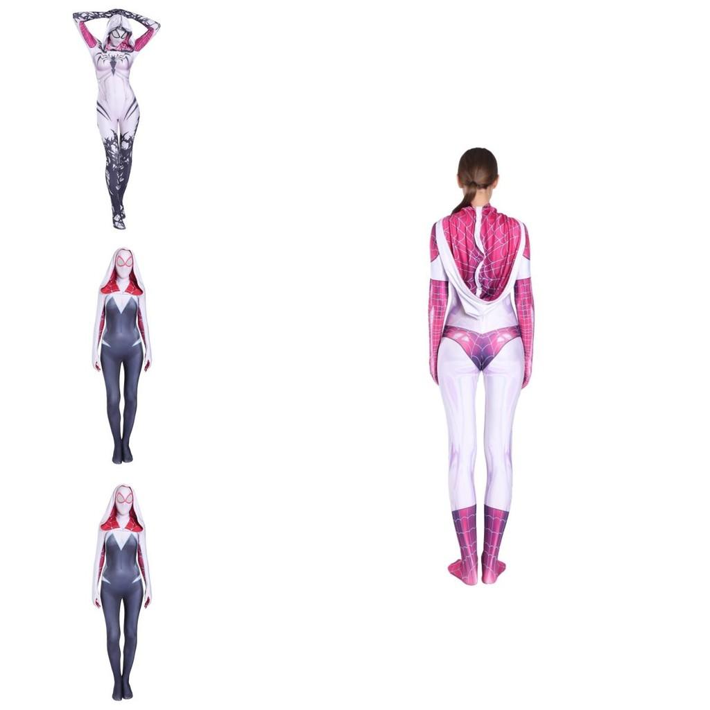 Premium Spider Gwen Stacy Costume With Comfortable Breathable Material For Cosplay Events