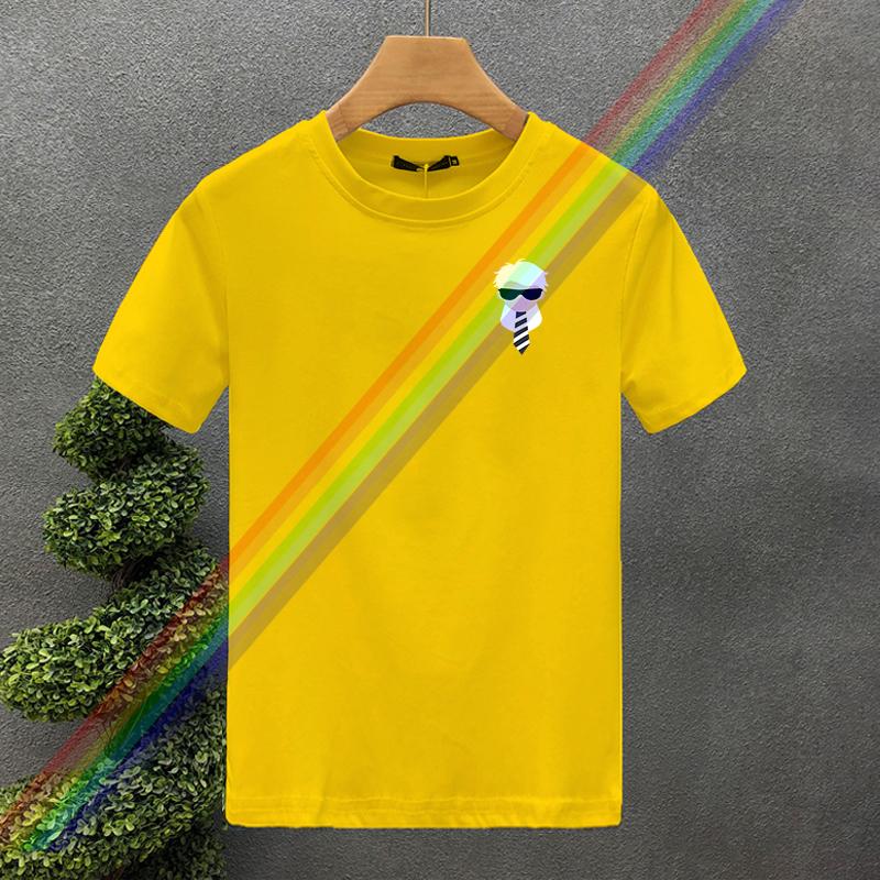 Fashion New For Men's T-shirt High Quality 100% Cotton Brand Cool Printing Summer Casual Cool Loose O-Neck T-Shirt Male Tops 2yk