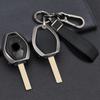 Zinc Alloy+ Leather Car Key Case Cover for BMW 3 5 7 Series X5 E53 X3 F83 E46 E39 E38 E60 E63 E61 E64 330i Z3 Z4 E85 E86 M5 325i