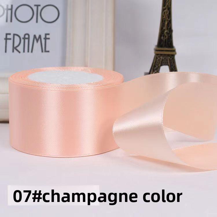 Satin Ribbon For Gift Wrapping And Floral Decoration 5cm Wide Silk Tape For Crafts And Events