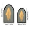 Spooky Halloween Ghost Mirror Creative LED Ghost Mirror Hologram Ghost Mirror  Prank Decor