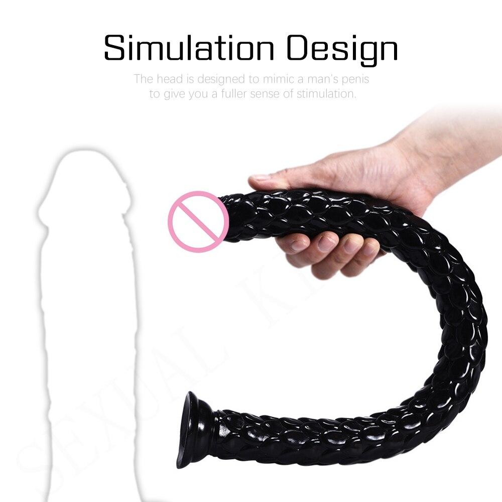 Super Long Anal Plug Huge Anus Backyard Buttplug Silicone Dildo Prostata Massage Adult Sex Toys