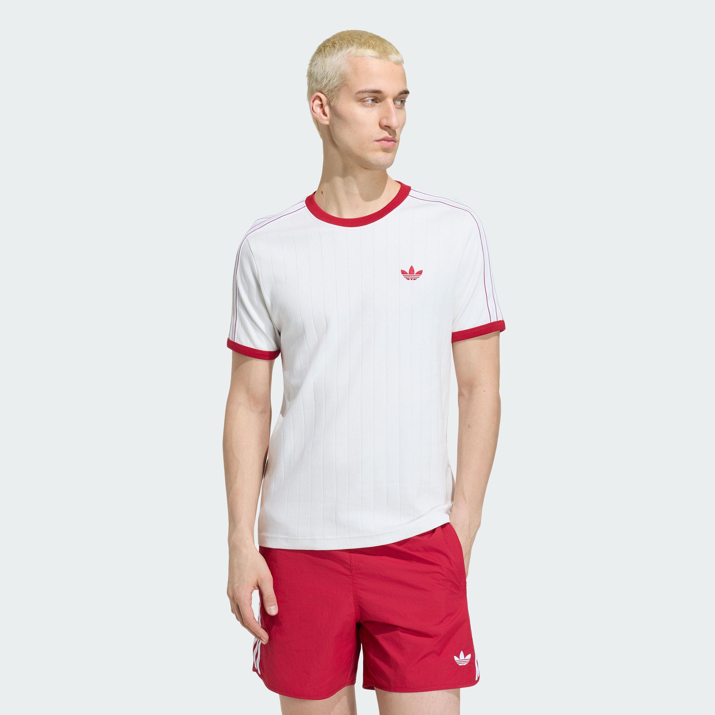 Adidas Originals T Shirts Unisex White Crew Neck M