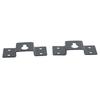 1pair Speaker Wall Mount Brackets Speaker Wall Hook for Surround Sound Systems and Music Equipment Secure Metal Support