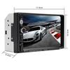 2din  Car Audio Rear View Camera Car Radio HD Touch Screen Player MP5 SD/USB/Bluetooth