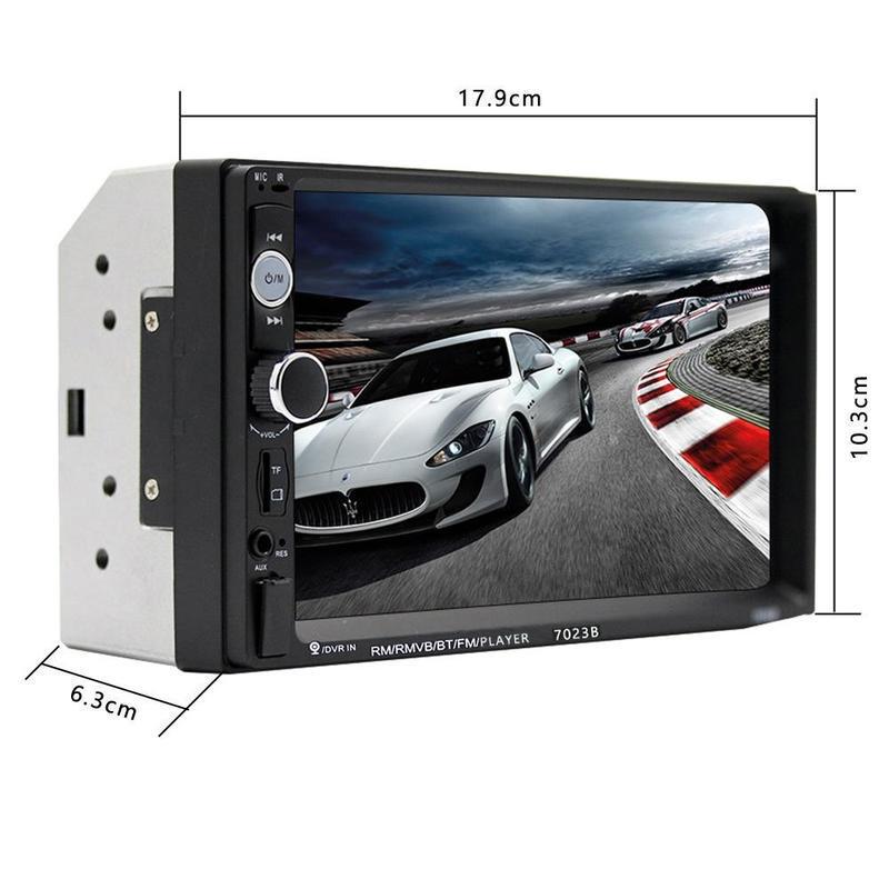 2din  Car Audio Rear View Camera Car Radio HD Touch Screen Player MP5 SD/USB/Bluetooth