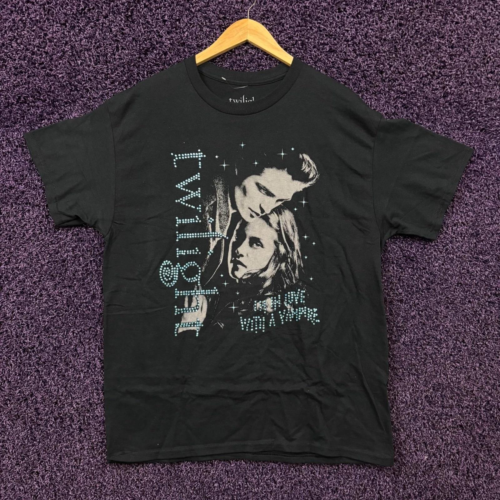 Twilight In Love with A Vampire Bedazzled T-Shirt Size XL 4XL
