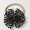 Children's bow headband, new baby elastic elastic headband, thin soft baby hair accessories