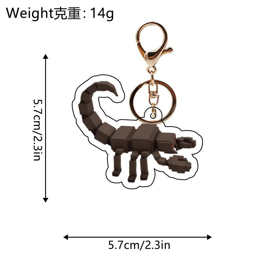 New Game 99 Nights In The Forest Keychain Bag Accessories Acrylic Pendant 99 Nights In The Forest Deer Owl KeyRing Fans Gifts