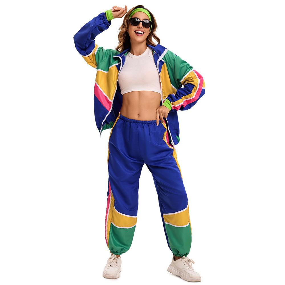 70/80s Vintage Disco Couple Dress Hippie Ball Party Hip Hop Cosplay Dress