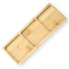 Five-pointed Star Flowerpot Tray Bamboo Wood Planter Stander Base Gift Succulents Bonsai Holder