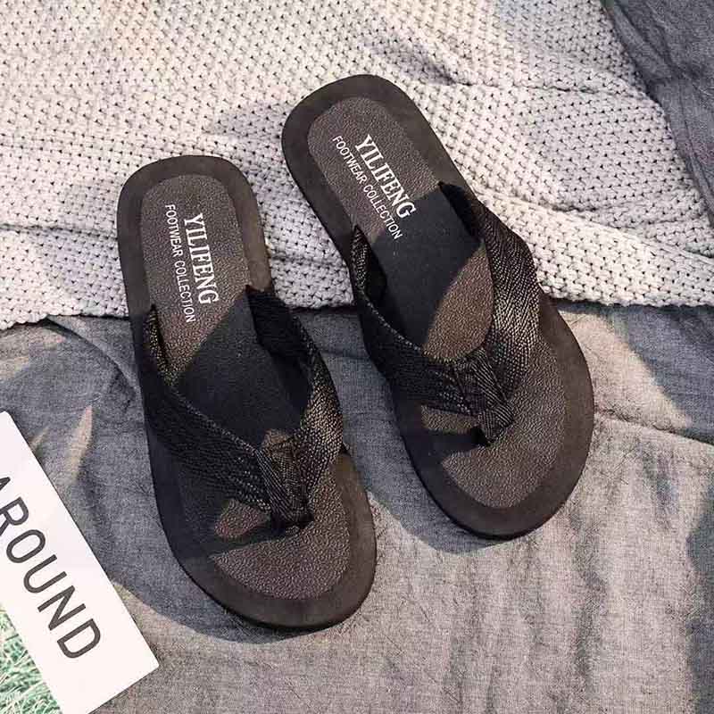 WOTTE Flip Flops Men Bath Beach Sandals Slippers for Men Flats chaussure homme Non-slip Shoes Male Men Sandals Indoor&Outdoor