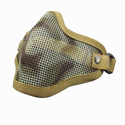 V1 Tactical Skull Half Face Steel Wire Mask for Outdoor Protection and Shooting