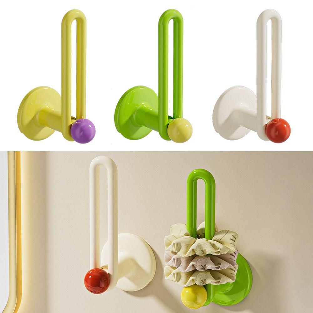 

Wall Mounted Cloth Hanger L-Shape Kitchen Storage Rack Hairband Storage Hook Bathroom Kitchen жовтий