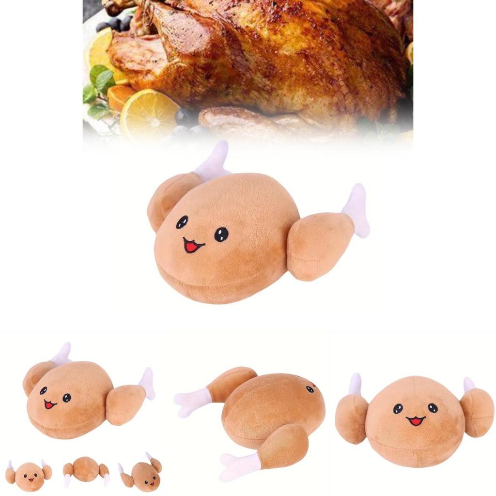 Adorable Thanksgiving Turkey Legs Plush Pillow Toy For Cozy Holiday Decor And Gifts