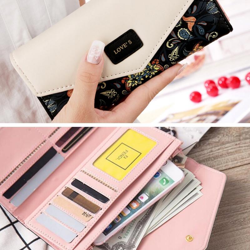 Women'S Wallet, Comfortable Purse, Flowers, Wallet, Fashionable, Stylish