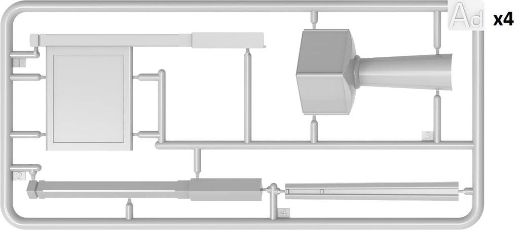 Miniart 1/35 Scale French Concrete Road Sign, 1930s-40s, Normandy Plastic Model, MA35669