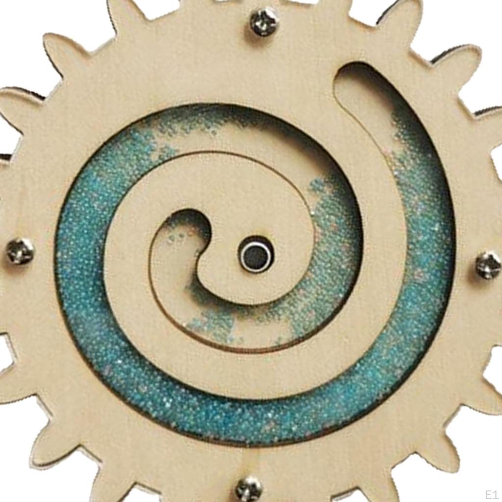 2x Busy Board Accessories Large Teal Hourglass and Medium Gear