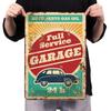 Vintage Garage Metal Tin Sign 2D Metal Wall Art Poster for Home Bar Decoration