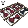 Classic Mens Wedding Bow Tie With Satin Finish For Grooms And Groomsmen