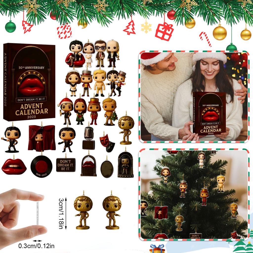 Adventskalender enthält 24 Geschenke, süßer Figuren-Puppen-Adventskalender, Countdown-Kalender mit Überraschungsspielzeug, Sammelfiguren als Geschenk für Kinder