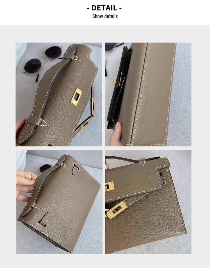 2025 Next-Gen Kelly Mini Dámská všestranná kabelka z pravé kůže - Jednoramenní a crossbody