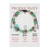 Natural Stone Woven Hand Rope Combination, Colorful Versatile Adjustable Handmade Crystal Beaded Bracelet