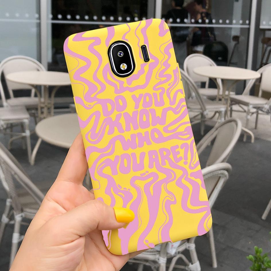 For Samsung Galaxy J4 J6 2018 EU Case SM-J400F J600F Lovely Cartoon Protective Skin Cover For Samsung J4 2018 J 4 J 6 Soft Coque