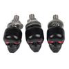 2Pcs Skull Bolt 3D Easy-Installation To Rust Electroplating Not Easy Design High Impact Resistant