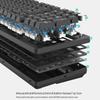 98-Key Wireless Bluetooth Three-Mode Mechanical Keyboard - Gaming, Esports, Office, PBT Transparent DIY Customization