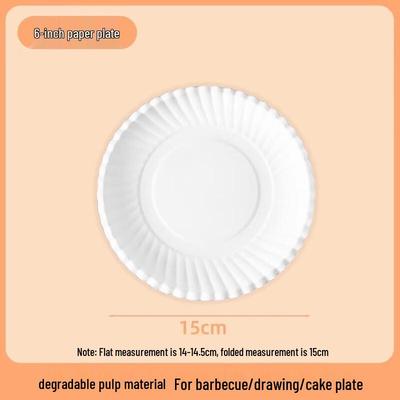 Disposable Round Paper Plates