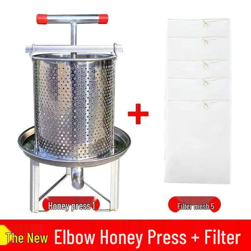 Stainless Steel Manual Honey Extractor & Juicer
