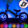 Wheel Bike Hub Lights Kit 7 Colors Usb Rechargeable Safety Waterproof Light