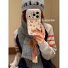 Autumn and Winter Fun Cartoon Squirrel Label for Apple 17promax Mobile Phone Case Iphone16pro New 1