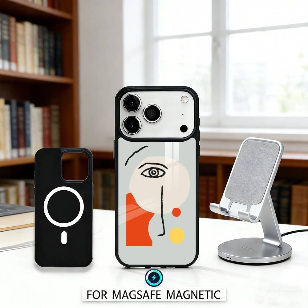 P-Picasso A-Abstract A-Art P-Painting Phone Case For iPhone17,16,15,14,13,12,Pro,Max,Magnetic For Magsafe Wireless Charging