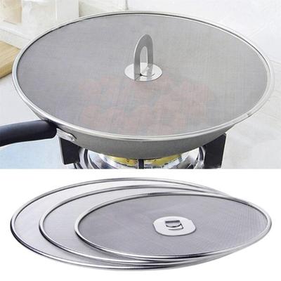 Küchenartefakt-Proofing-Deckelfilter, faltbarer Griff, Bratpfannenabdeckung, Spritzschutz