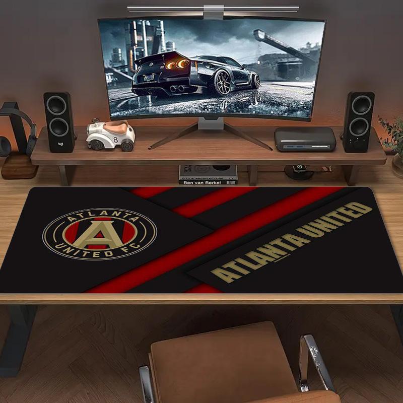 Atlanta United FC Color Mouse Pad Large Gaming Table Cushion Non-slip Laptop Tablet Big Mousepad XXL Mat Mini PC Playmat With Lock Edge