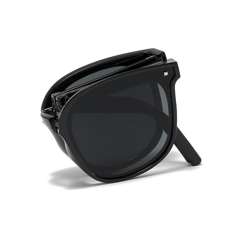 Foldable Second-Generation Sunglasses, Advanced Sunscreen Sunglasses, Women'S Trend Outdoor Travel Vacation Driving Glasses