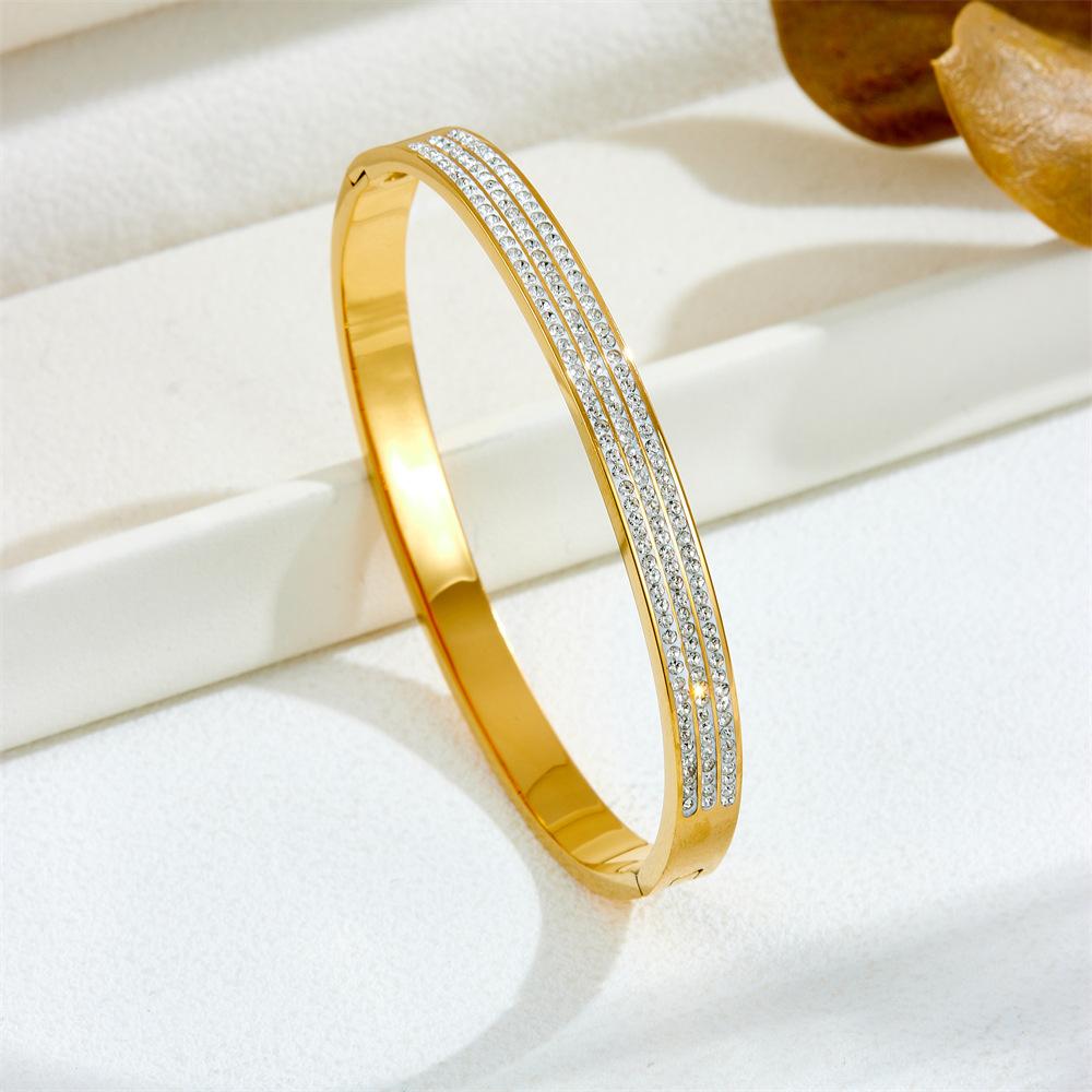 2026 Bracciale Donna Europeo e Americano Transfrontaliero Stile Ins Fibbia Gioielli Gioielli