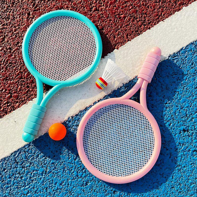Kids Badminton and Tennis Racket Set: Outdoor & Indoor Parent-Child Sports Toy for Boys and Girls